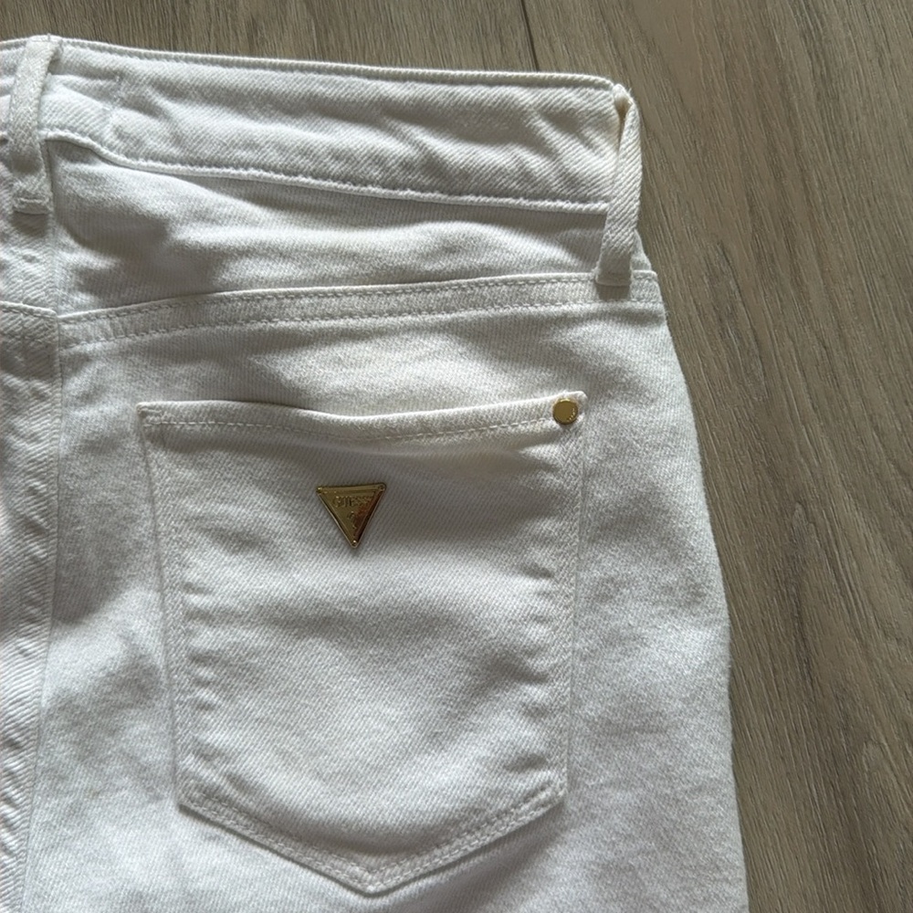 Guess Los Angeles Sexy Curve White Denim Jeans - Picture 7 of 8